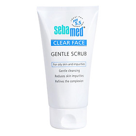 Kem tẩy tế bào chết Sebamed Clear Face Gentle Scrub pH 5.5 10ml